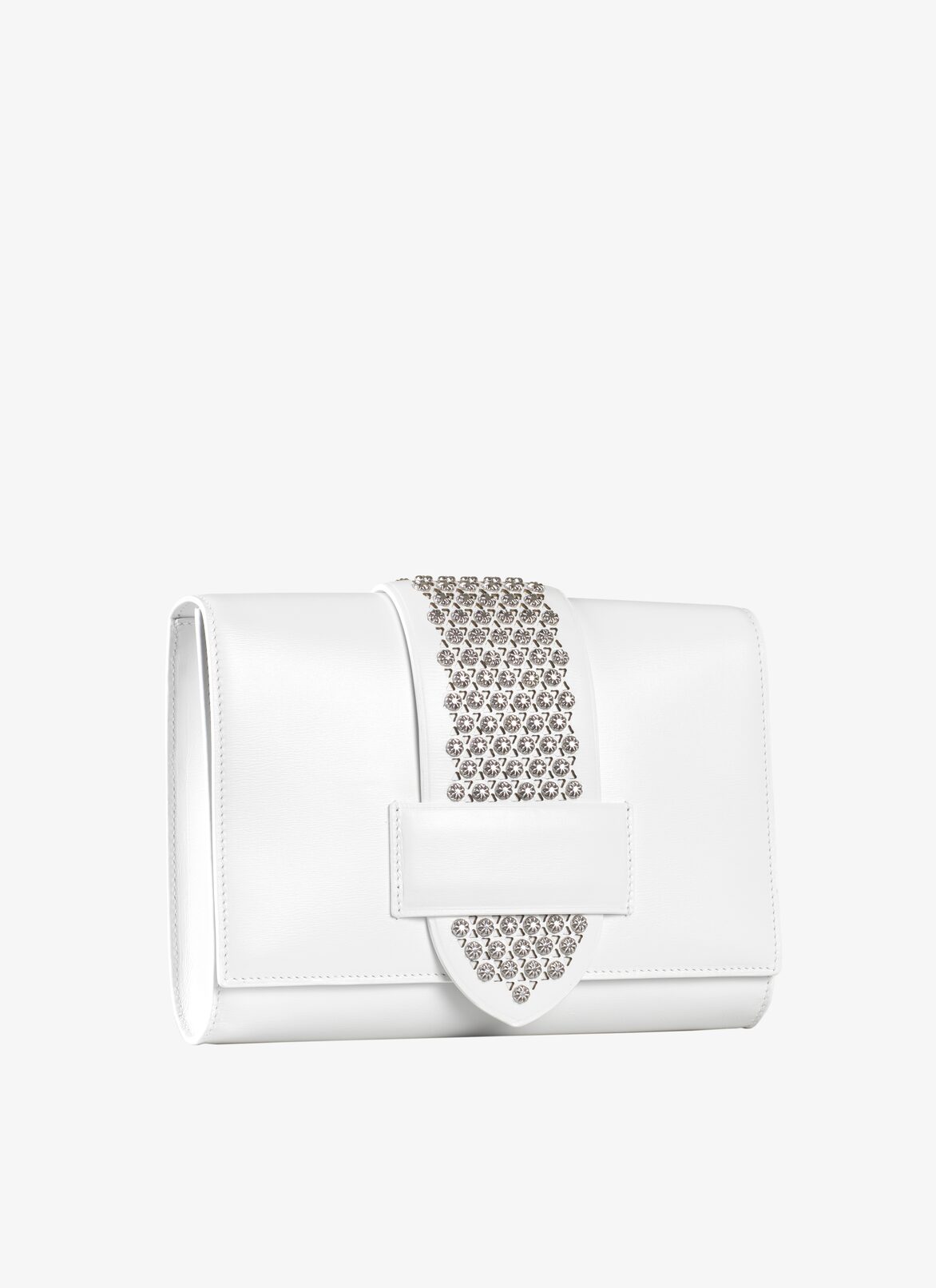 SIMONE CLUTCH ALAÏA WHITE SIMONE CLUTCH
